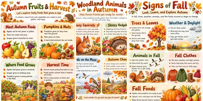 Fall Learning Poster Makers
