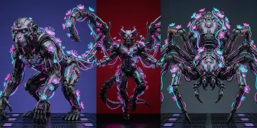 Ultra Realistic Cyberpunks generated by gemini-image
