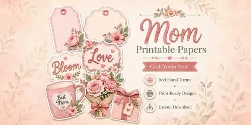 Mothers Day Printable Papers generated by chatgpt-image