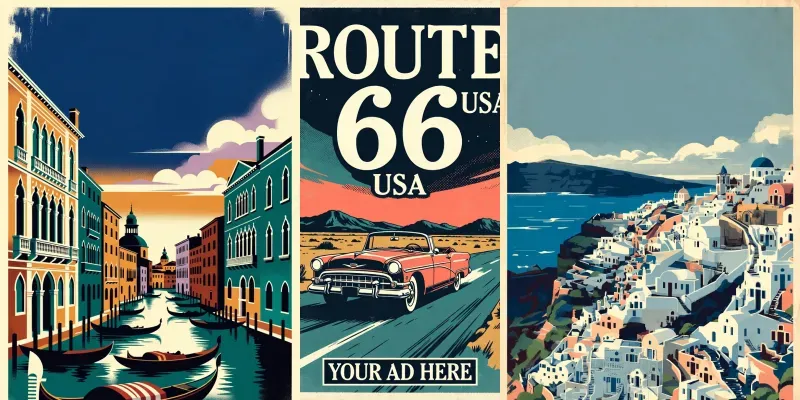 Vintage Travel Poster Generator generated by undefined