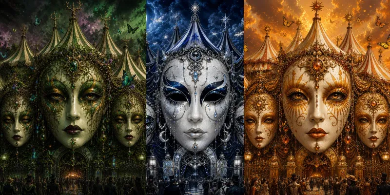 Circus Of Masks generated by undefined