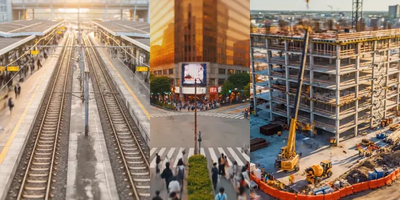 Miniature World Tiltshift Timelapses generated by undefined