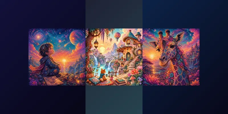 Painterly Dreamscape Fantasy Art generated by undefined