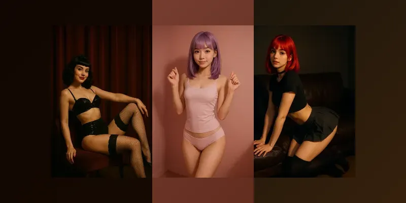 Stylish Girls In Trendy Poses generated by undefined