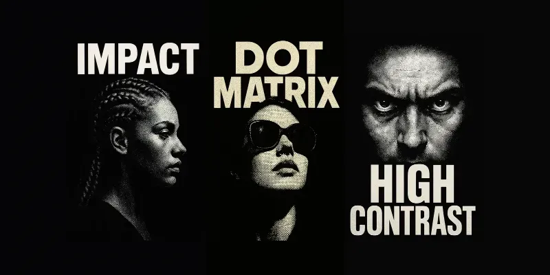 Graphic Halftone Posters generated by undefined