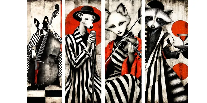 Surreal Animal Editorial Tiktok Stories generated by undefined