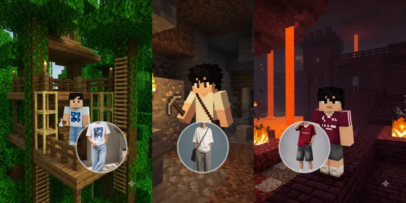 Minecraft Avatar Photo Transformations