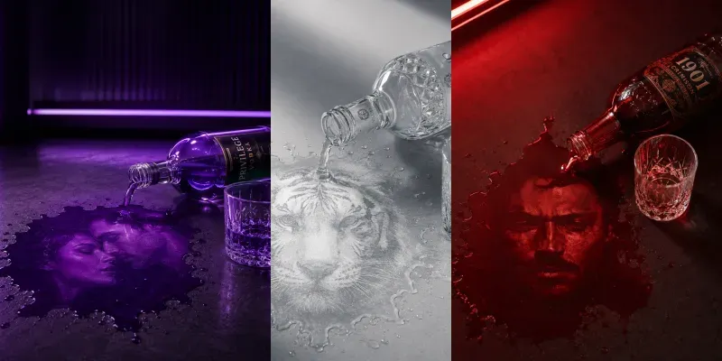 Liquid Face Ad Concepts generated by undefined