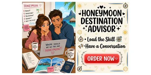 Honeymoon Destination Advisor generated by chatgpt-skill
