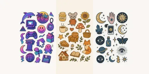 Customizable Sticker Sheets generated by chatgpt-image
