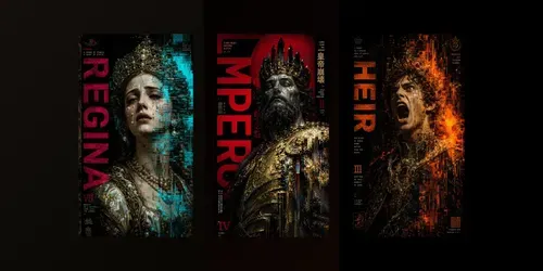 Sovereign Glitches The Corrupted Dynasties generated by chatgpt-image