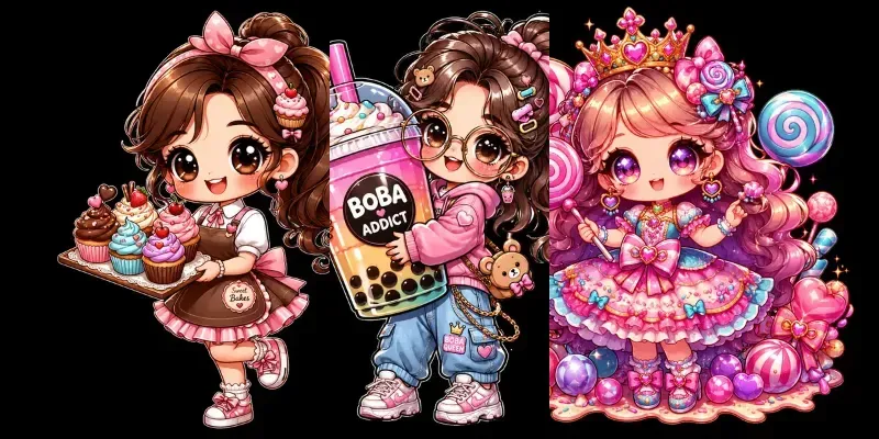 Kawaii Chibi Fashion Character Generator generated by undefined