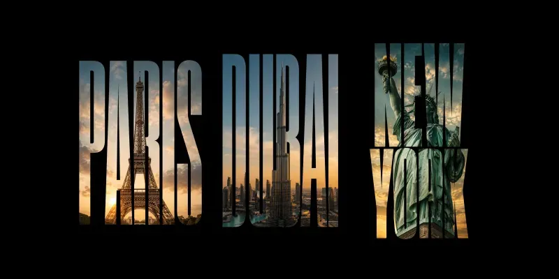 Editorial City Travel Posters generated by undefined