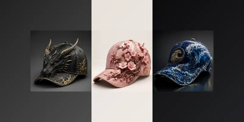 Fantasy Sculpted Cap Designs generated by undefined