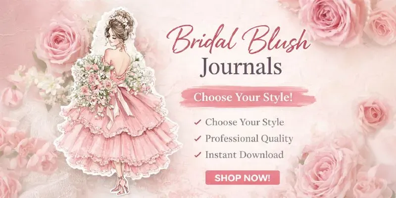 Bridal Blush Junk Journals generated by undefined