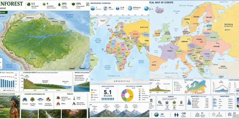 Geography Atlas Generator generated by undefined