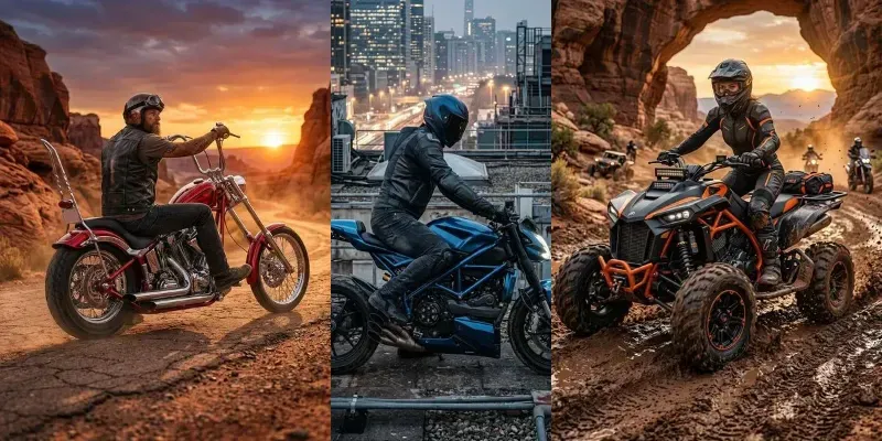 Motorcycle Photo Generator generated by undefined