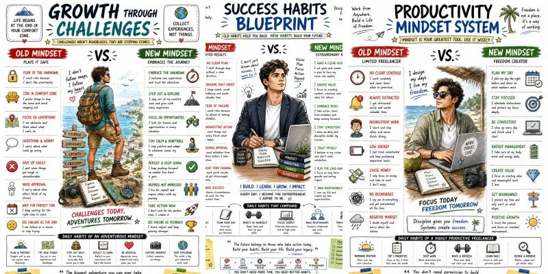 Mindset Shift Infographic Packs generated by undefined