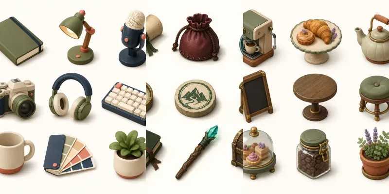Isometric Collection Sheet Generator generated by undefined