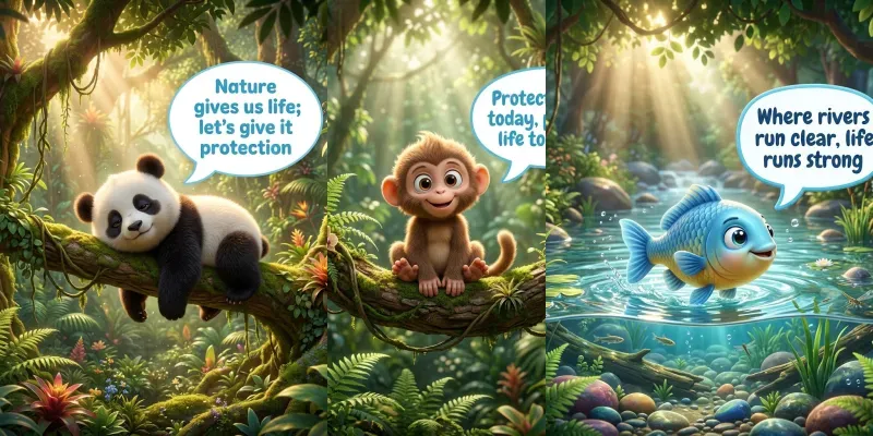 Cute Environmental Quote Collections generated by undefined