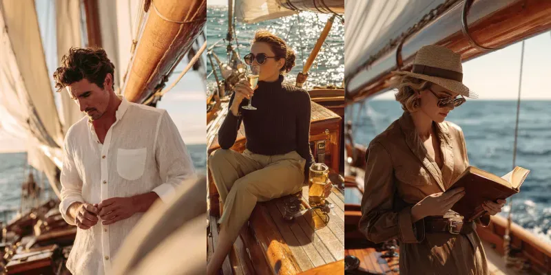Old Money Boat Experience Visual Classics generated by undefined