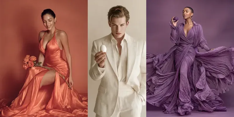 Cinematic High Fashion Portraits generated by undefined