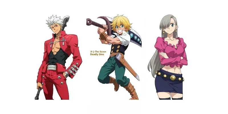 Seven Deadly Sins Characters generated by undefined
