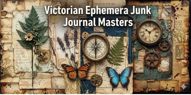 Victorian Ephemera Junk Journal Masters generated by undefined