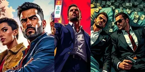Gta Style Covers generated by flux