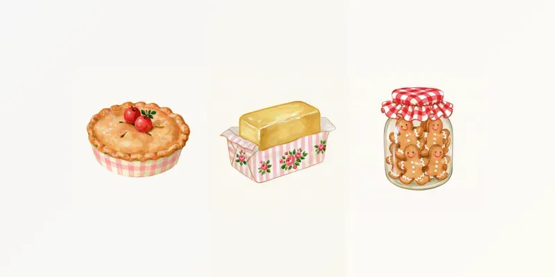 Vintage Kitchen Clipart