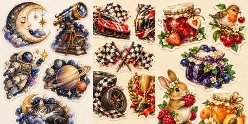 Sticker Sheets generated by chatgpt-image
