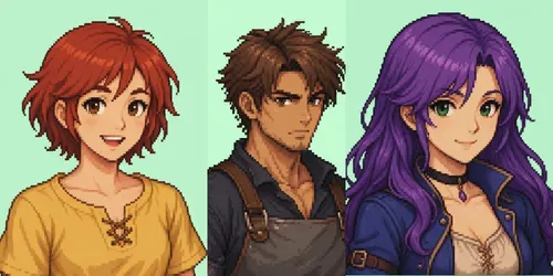 16bit RPG Dialogue Portrait Generator generated by chatgpt-image