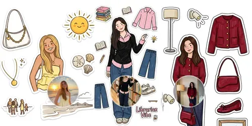 Whimsical 2d Handdrawn Sticker Doodles generated by gemini-image