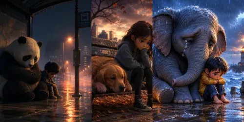Melancholy Creature Tales generated by chatgpt-image
