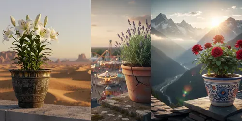 Images Of Potted Plants generated by gemini-image