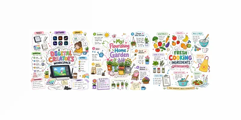 Handdrawn Doodle Mind Map Gens generated by undefined