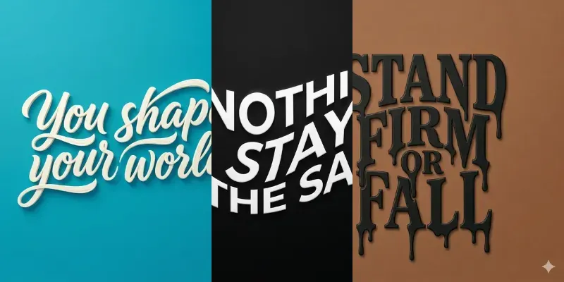 Dynamic Force Typography generated by undefined