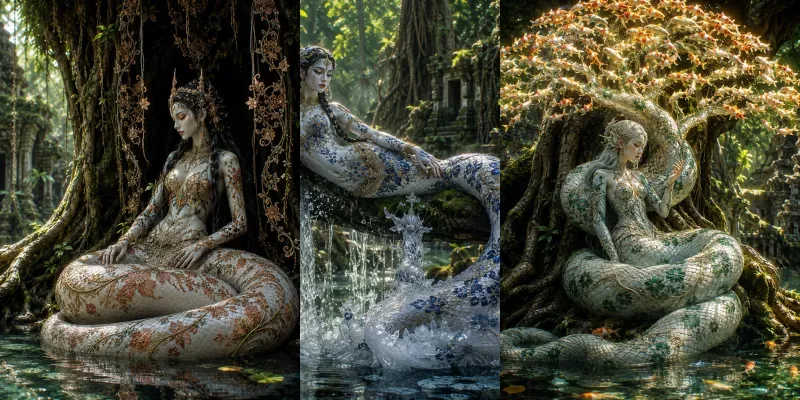 Porcelain River Spirits generated by undefined