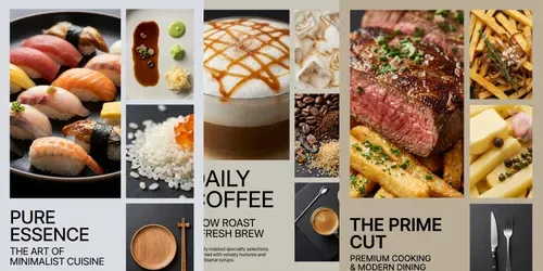 Food Poster Template Editorial Layouts generated by gemini-image