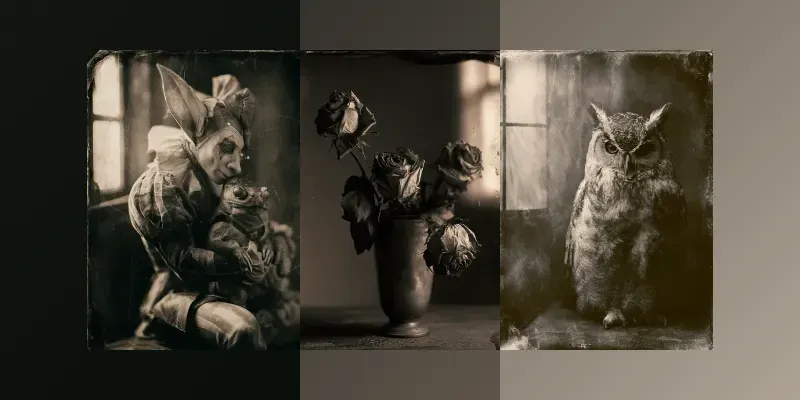Antique Daguerreotype Portraits generated by undefined