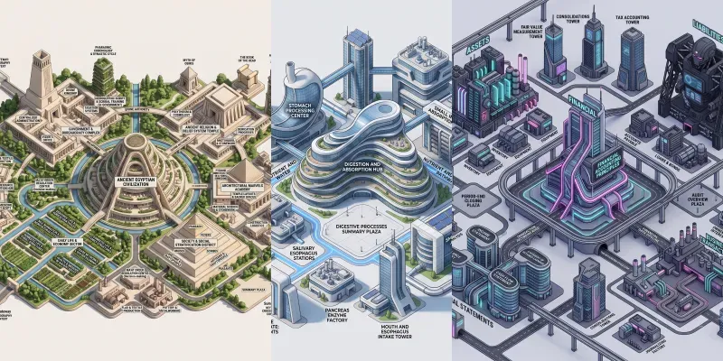 3D Knowledge Architecture Generator generated by undefined