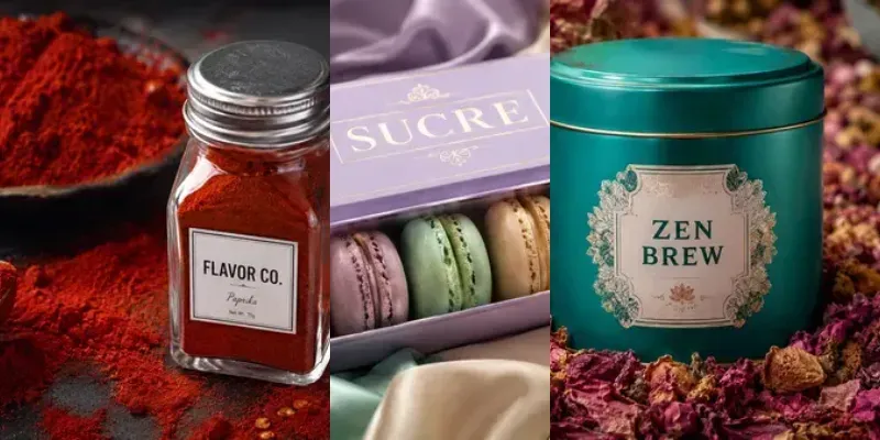 Artisanal Gourmet Packaged Food Photos generated by undefined