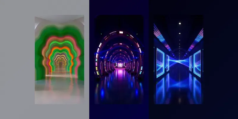 Cinematic Fantasy Tunnel Video generated by undefined