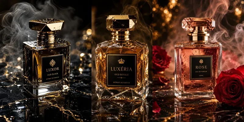 Luxury Perfume Product Photography generated by undefined