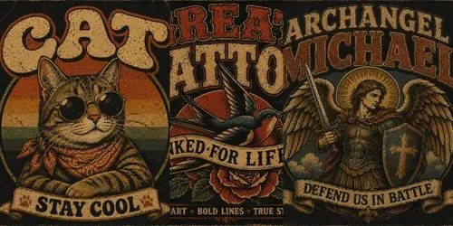 Vintage Retro Grungy Tees generated by chatgpt-image