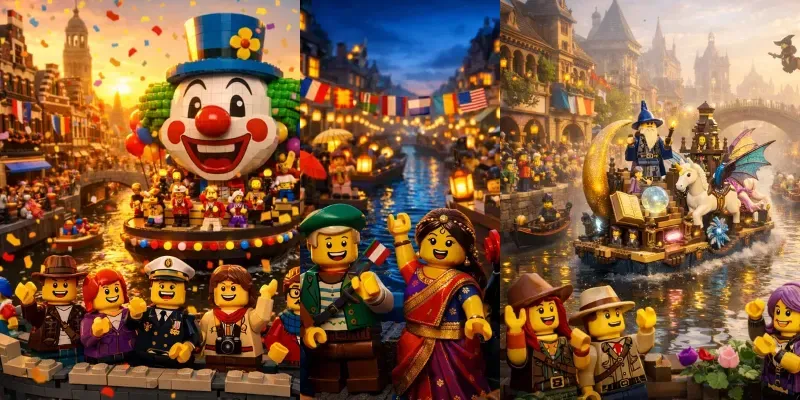 Lego Canal Carnival Parades generated by undefined