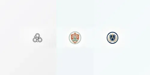 Modern Minimalist Logo Concepts generated by gemini-image