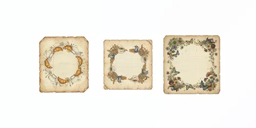 Daily Note Vintage Junk Journals generated by gemini-image