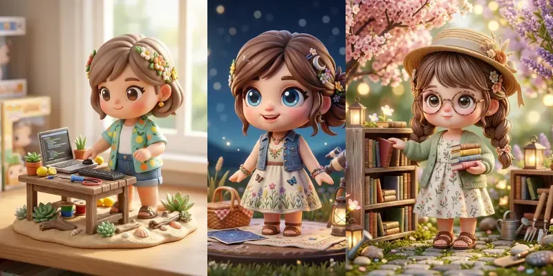 Summer Chibi Figurine Collections generated by undefined