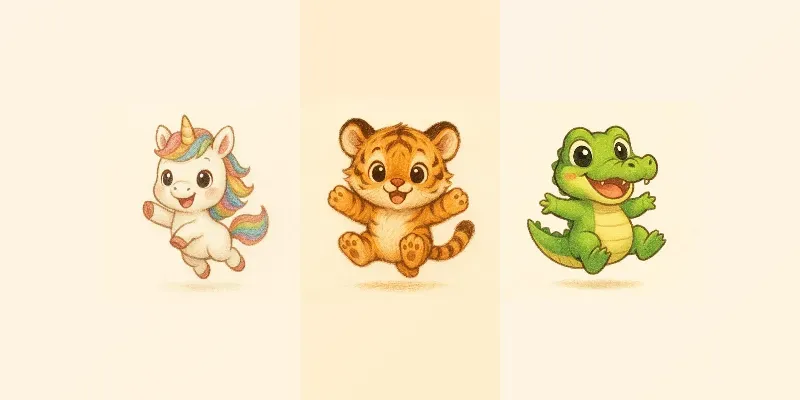 Cute Baby Animal Logo Generators generated by undefined